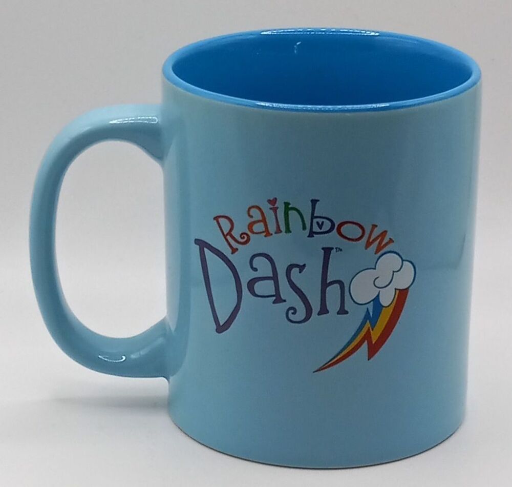 My Little Pony Mugs Bundle Lot 2013 2014 Hasbro Rainbow Dash Gusty June Rose - Picture 3 of 15